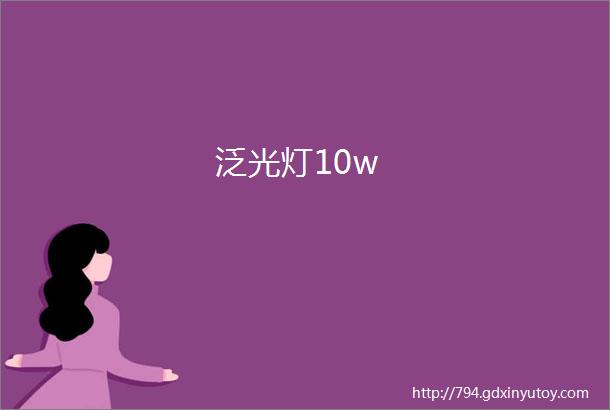 泛光灯10w